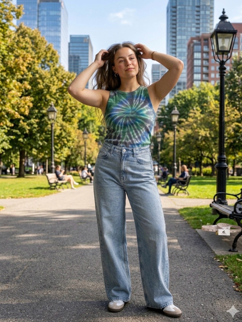 Scuffer’s High-Rise Wide Leg Jeans in Light Blue